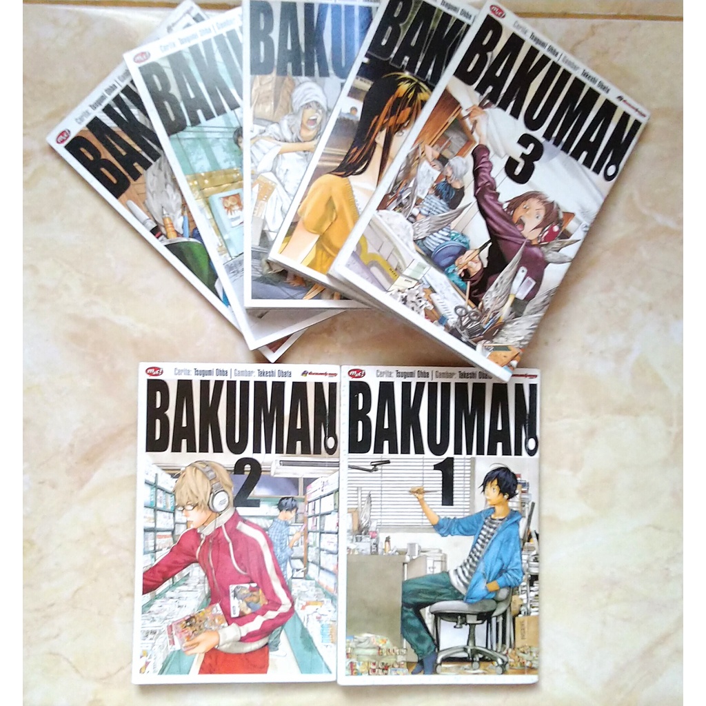 Obral Komik Remaja Bakuman. 1-6, 8 Volumes