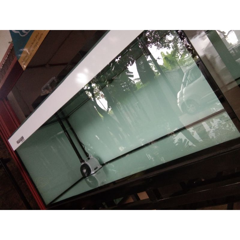 aquarium 120x50x50 set top filter+tutup dan pipa