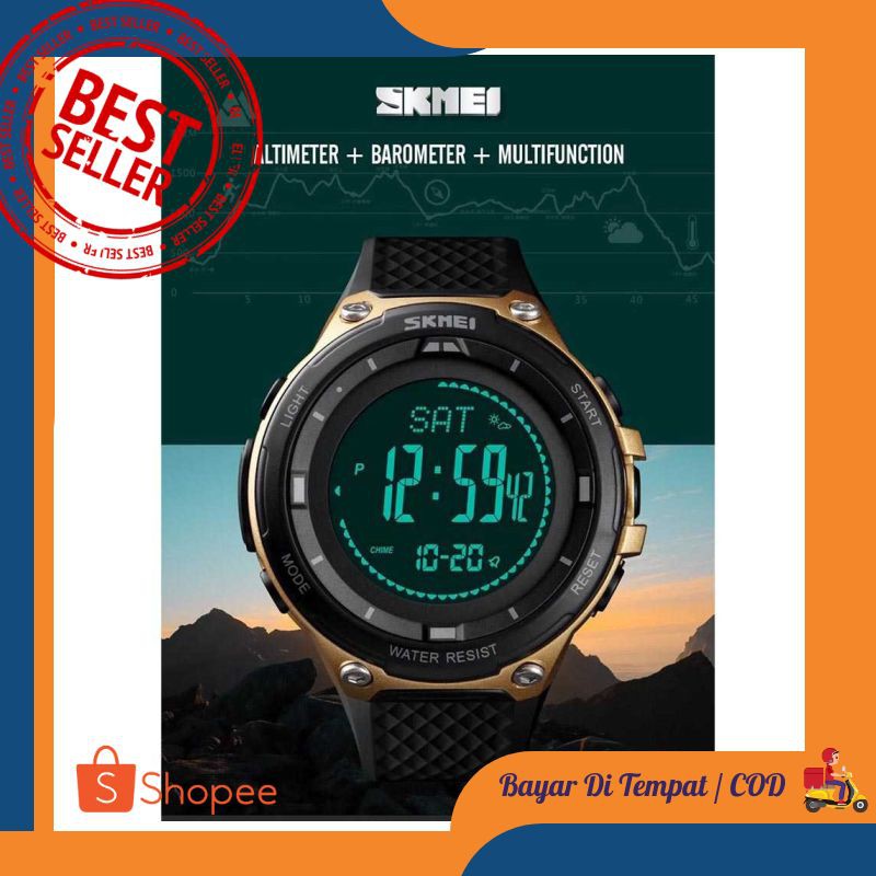 SKMEI Jam Tangan Digital Thermometer Compass Pedometer Calorie/ - 1443