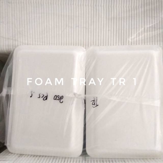 Ekojansipp - Foam Tray Tr-1 Grosir Murah - Tray Makanan Styrofoam Ukuran 7