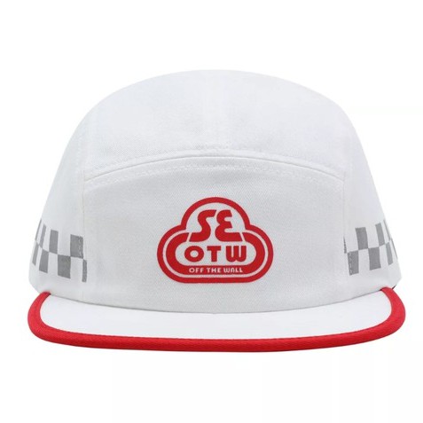 TOPI VANS OFF THE WALL | SE BIKES CAMPER HAT (SE BIKES) WHITE