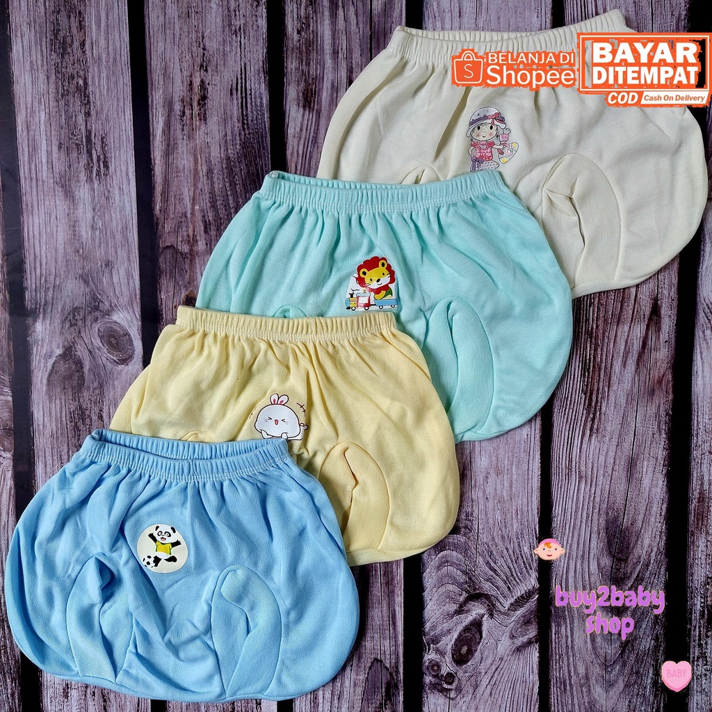 Celana Pendek Bayi Model POP Hoga murah berkualitas usia 6-12 bulan ISI 6 PCS