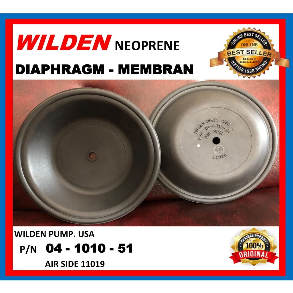 WILDEN PUMP DIAPHRAGM (MEMBRAN) NEOPRENE TYPE 04-1010-51 Sparepart wilden pump