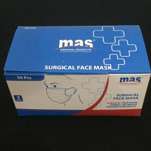 Download Masker Medis 3 Ply Surgical Face Mask Berkemenkes Hospital Product Ready Shopee Indonesia PSD Mockup Templates