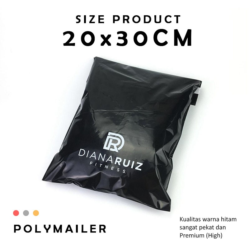 

(POLOS) Plastik Polymailer 20x30 CM Plastik Packing Polymailer Packaging Olshop Amplop Packing A4