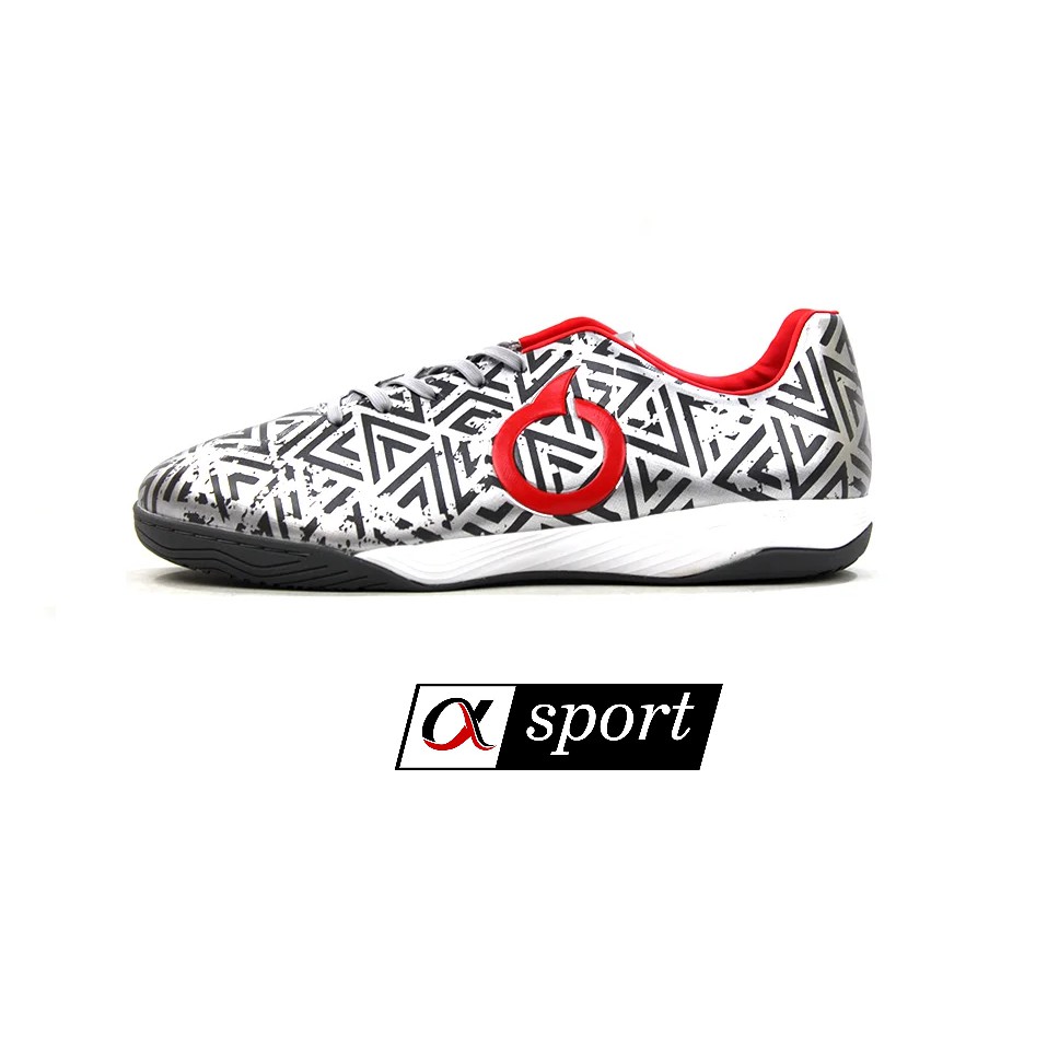 Sepatu Futsal Ortuseight JOGOSALA SHOCKWAVE - Silver/Black [ORIGINAL]