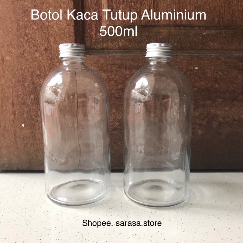  Botol  kaca  tutup aluminium premium 500 ml  Kopi Jus 