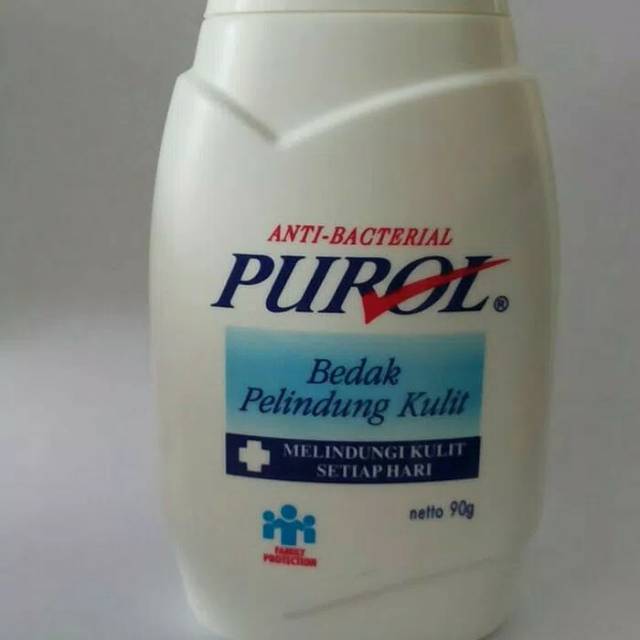bedak purol biru 90 gram bedak gatal bedak murah
