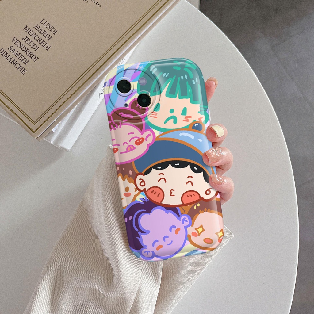 Soft Case Silikon Motif Happy Girl Cover Iphone 12x13pro Max