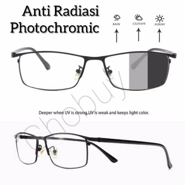 Kacamata photocromic anti radiasi adalah