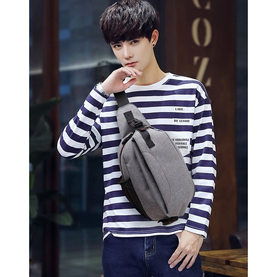 Tas Cowok / Pria untuk Dada / Punggung / Pinggang / Selempang sling model terbaru import TP005