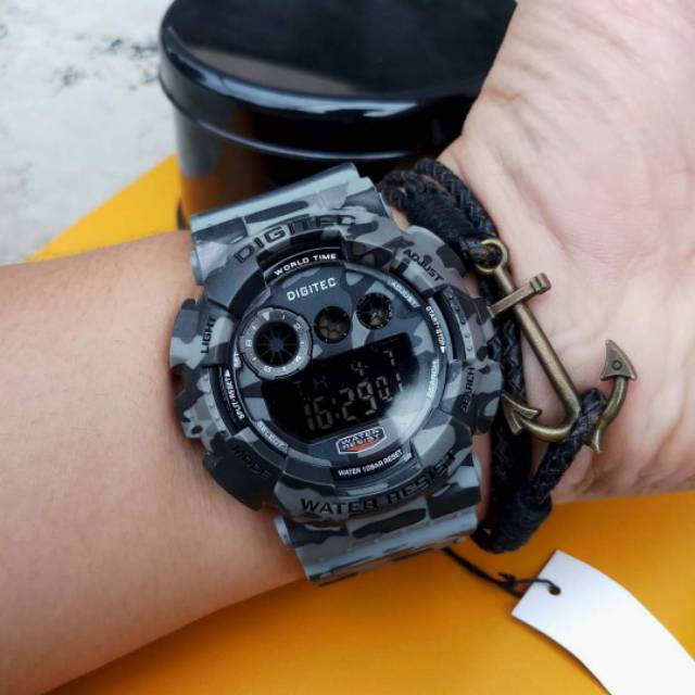 Jam Tangan digitec digital original loreng army