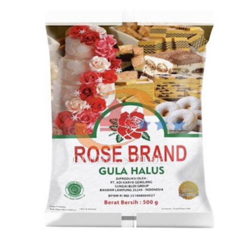 rose brand gula halus 500gr