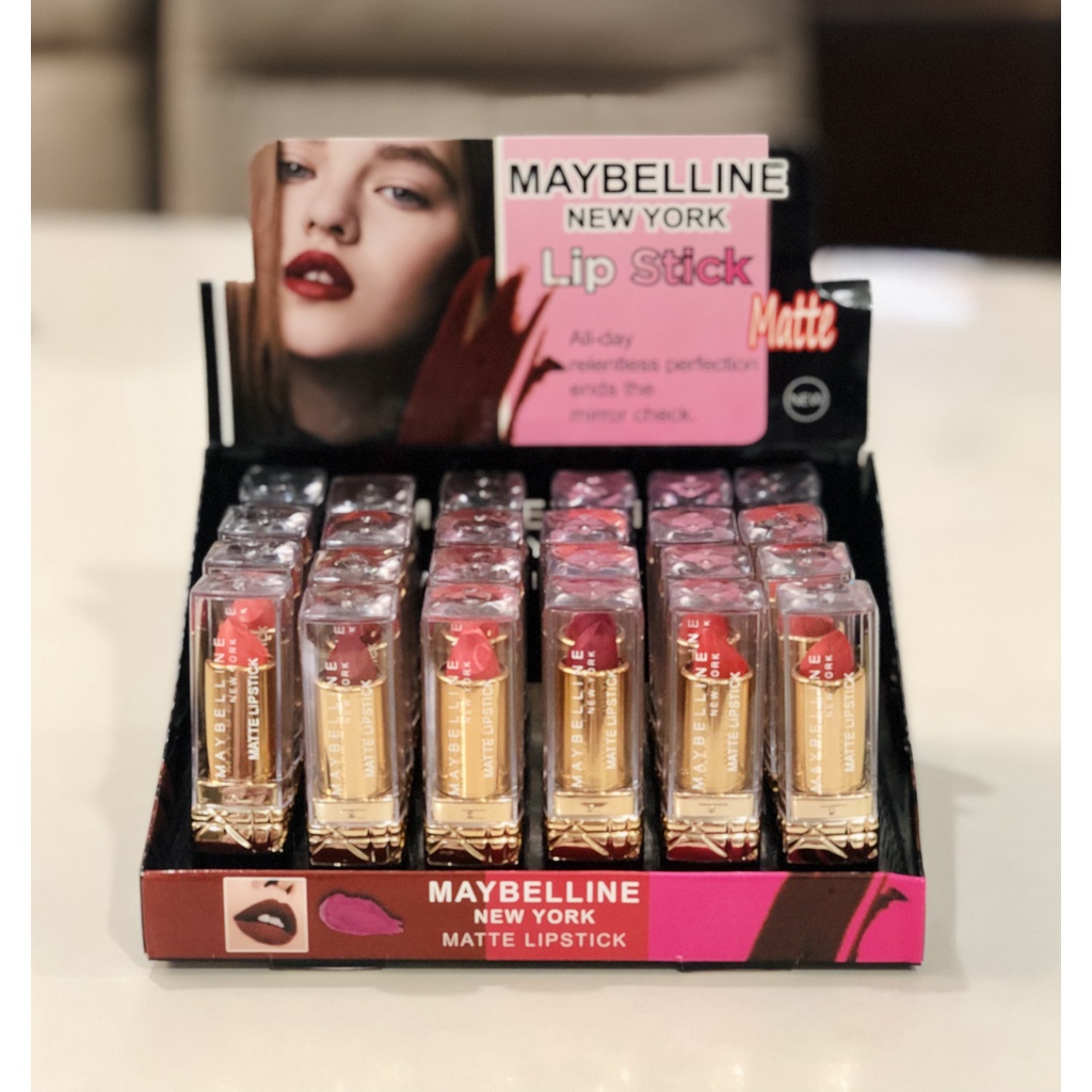 SETIK LIPSTIK MAYBELLINE PINK SOFT MATTE TAHAN LAMA WATER PROOF