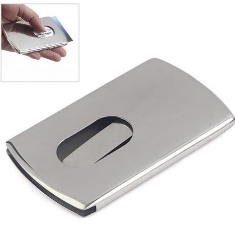 

NEW Card Holder Tempat Kartu Nama Stainless slide