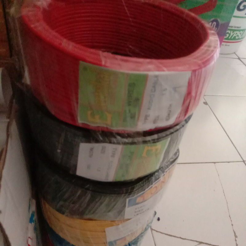 Kabel Listrik Kawat / Engkel / Tunggal NYA 1 X 1.5 MM ( 50 Meter ) kabel kawat tunggal