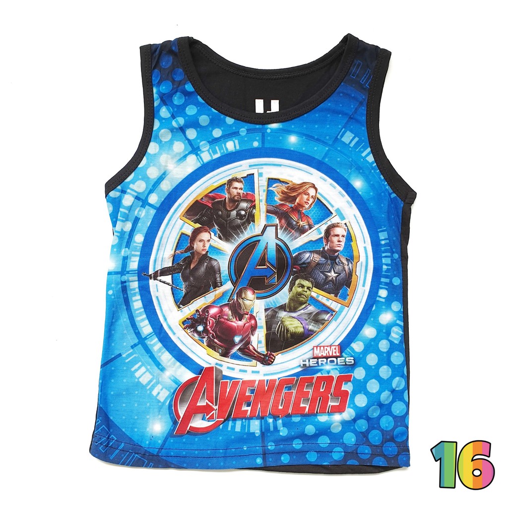 FURO Kaos Kutung Singlet Anak LakiLaki SUPERHEROES