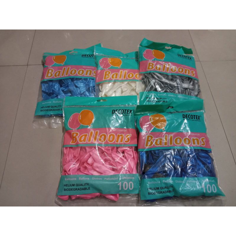 Balon Latex Metalik 5in (1bks isi +-100pcs)