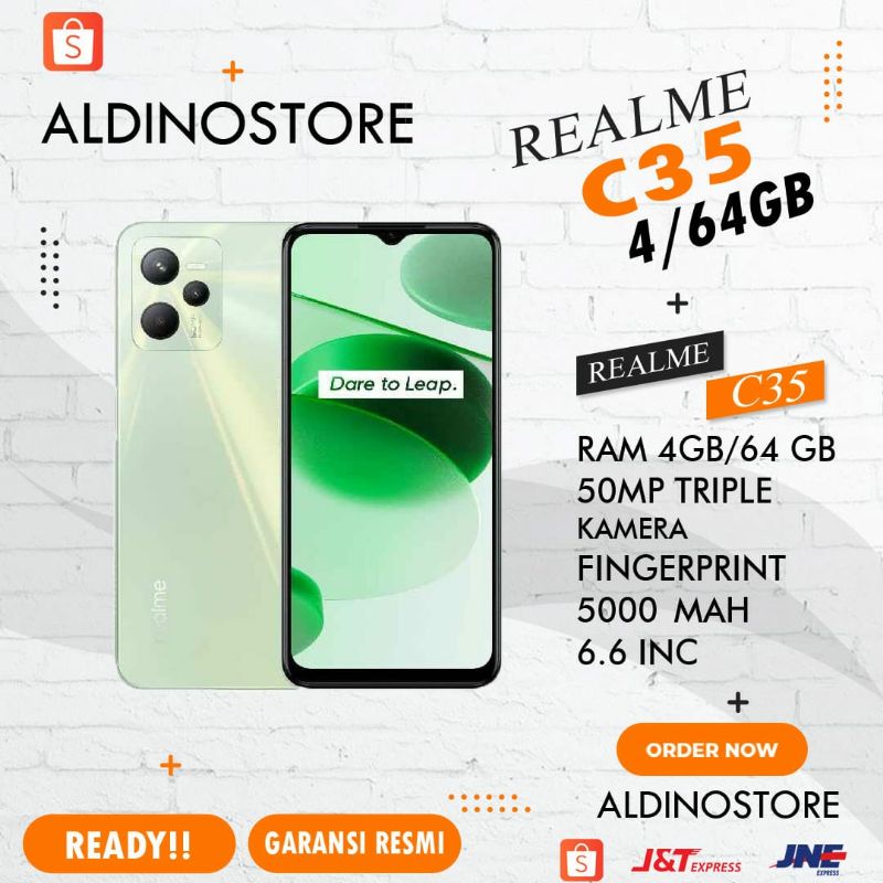 REALME C35 RAM 4/64GB GARANSI RESMI