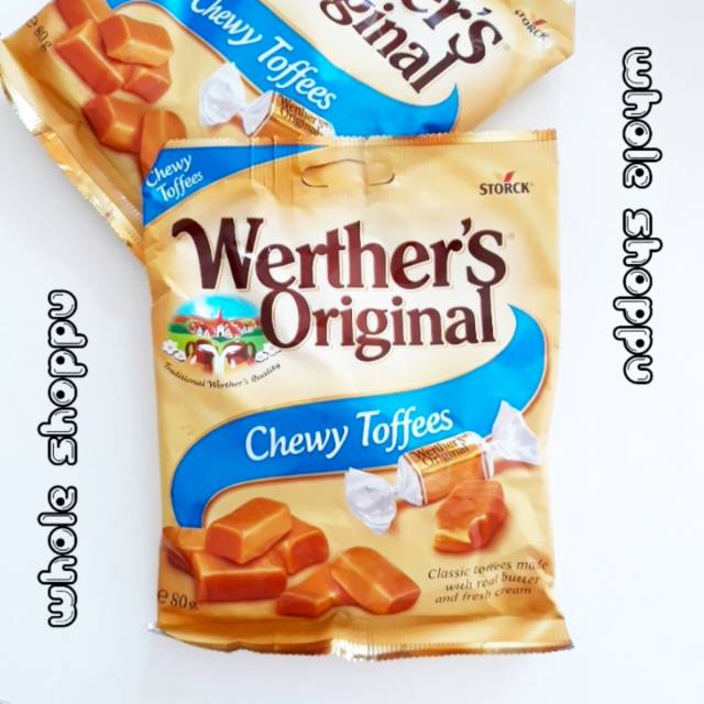 

Storck Werther's Original Butter Cream Chewy Toffee 80gr / Permen Karamel Import