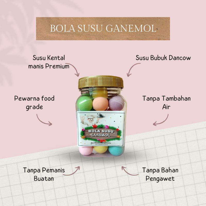 Bola Susu | Bola Susu Dancow | Bolsu Ganemol 340ml