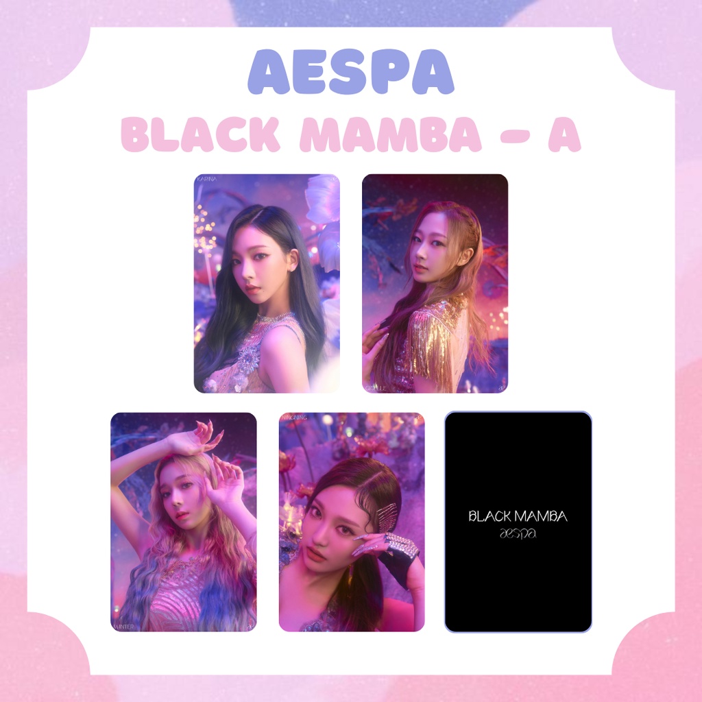 [AESPA] PHOTOCARD AESPA BLACK MAMBA FOREVER DREAMS COME TRUE !! BACA DESKRIPSI !!