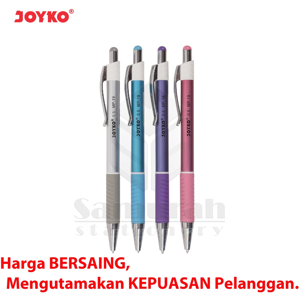 

HJK Pensil Mekanik Joyko MP-19 0.5 mm Per Lusin / Mechanical Pencil MP 19 isi 05 Mili / Pensil Cetek