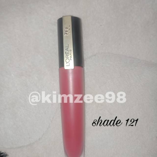 PRELOVED LOREAL ROUGE SIGNATURE SHADE 121