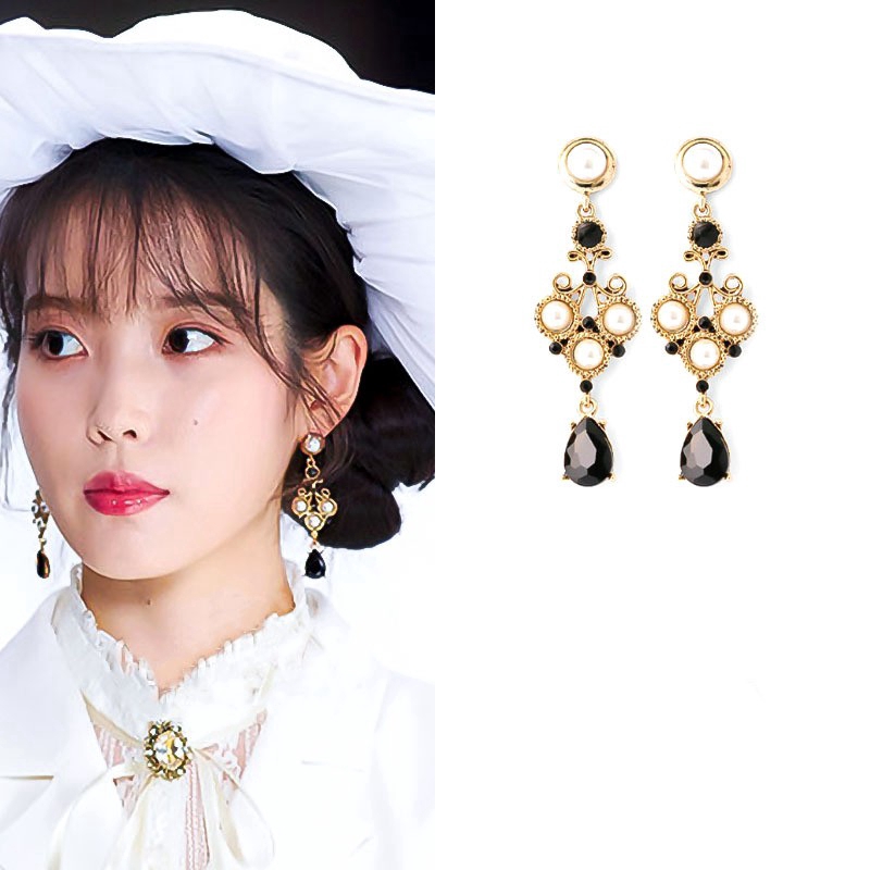 Anting Retro IU Drama Korea Hotel Del Luna Tassel Earrings