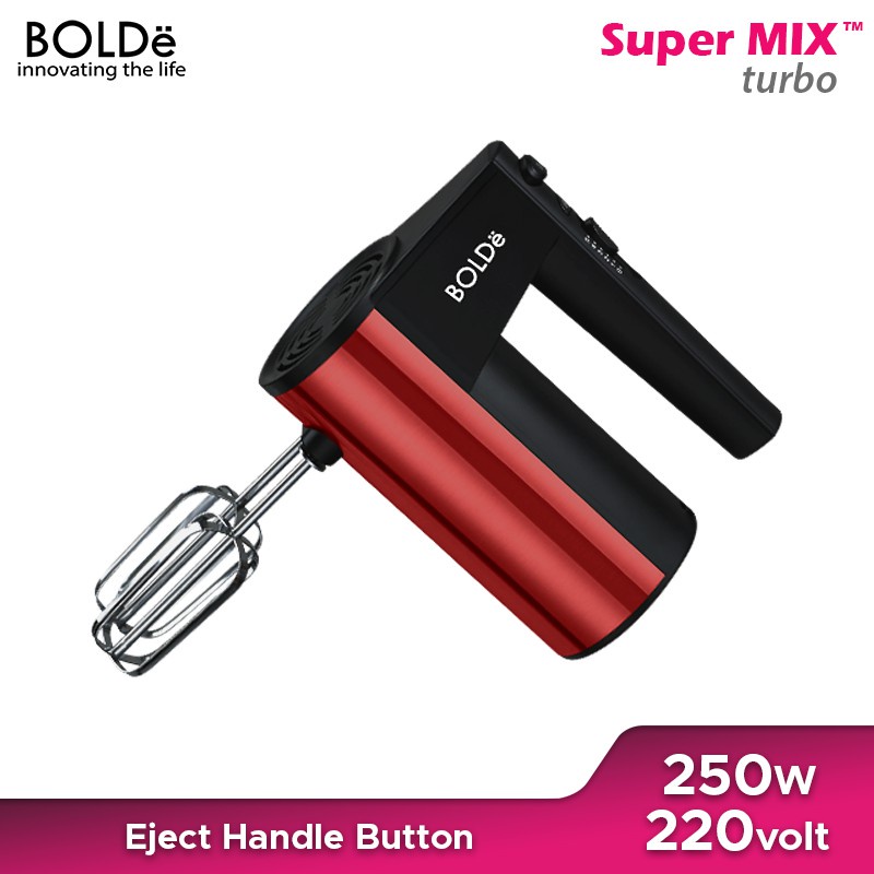 BOLDe hand mixer Alat Pengaduk Adonan / Super Mix Turbo (Mixer) steinless steel  BOLDe - Super Mix Turbo