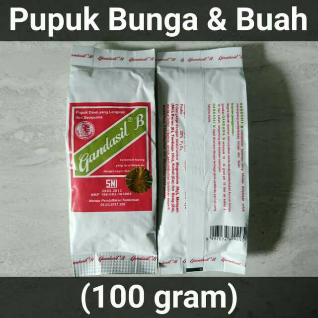 Pupuk bunga dan buah gandasil B