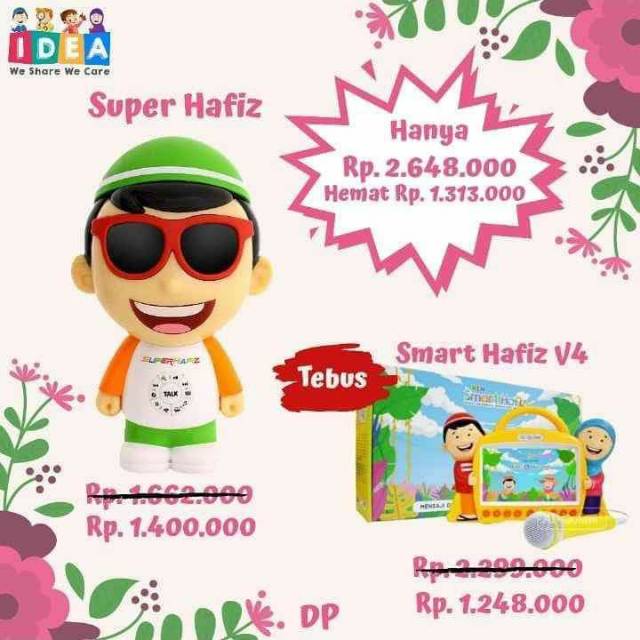 PROMO HEMAT BONEKA SUPER HAFIZ TEBUS SMART HAFIZ