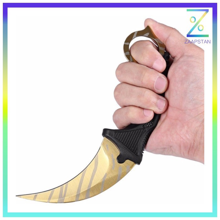 Vastar Pisau Karambit CS GO Collector Knife - H10 - Black with White S