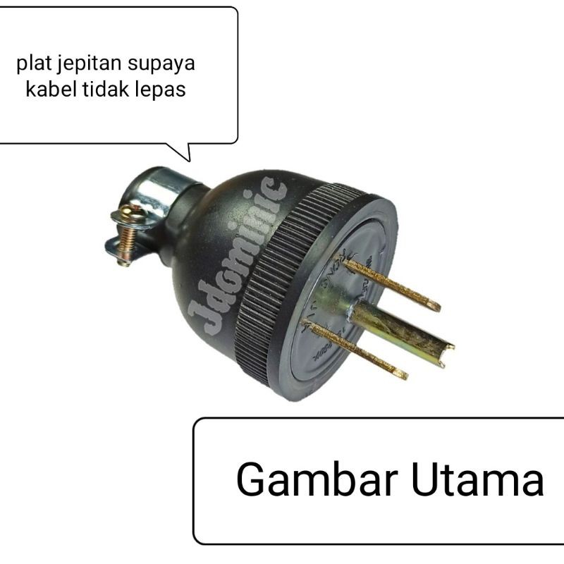 steker genset ET-950 colokan listrik 3 kaki generator AC plug NEMA 5-15P ET650 stop kontak kabel ET 650 950 yamaha EC 2000 2500 listrik setrum seteker on off pembangkit stok kontak colok cable engine mesin bensin 2 4 tak strokes 1000 2000 2500 watt volt A