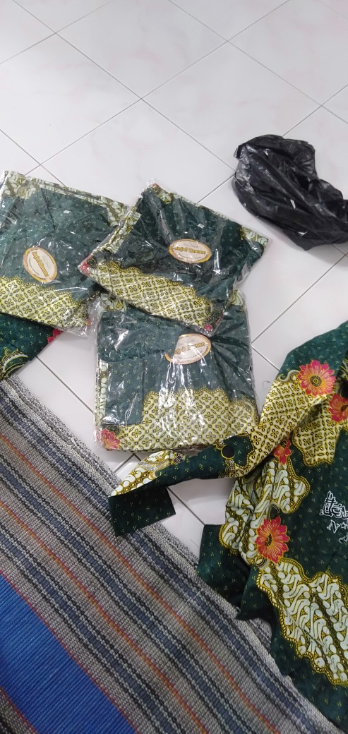 ´promo¿ Baju Batik Nu Motif Bunga Bangsa Katun Dobby Satin Istimewa