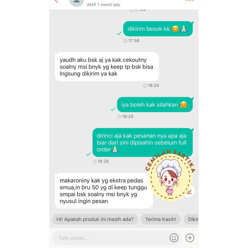 

RK01 1 KG MAKARONI BANTET TASIKMALAYA - TIDAK KERAS TIDAK ALOT GURIH PEDAS TOPP