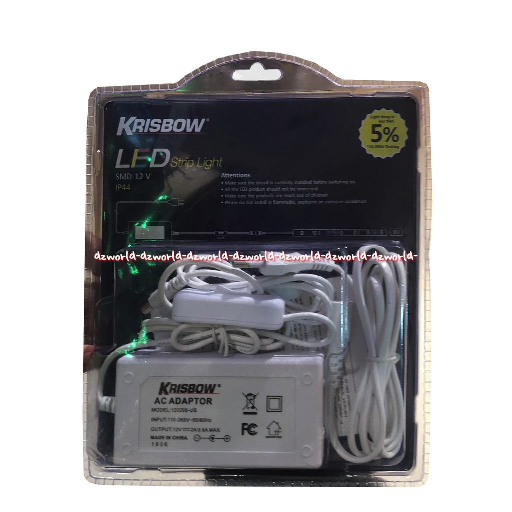 Krisbow LED Strip Light Lampu Natal Warna Warni meteran 5M