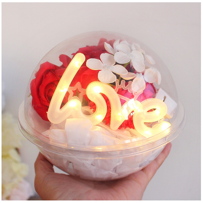 Bouquet Decorate Electronic Small Lantern / Warm White Colorful for Cake Gift Box Lamp