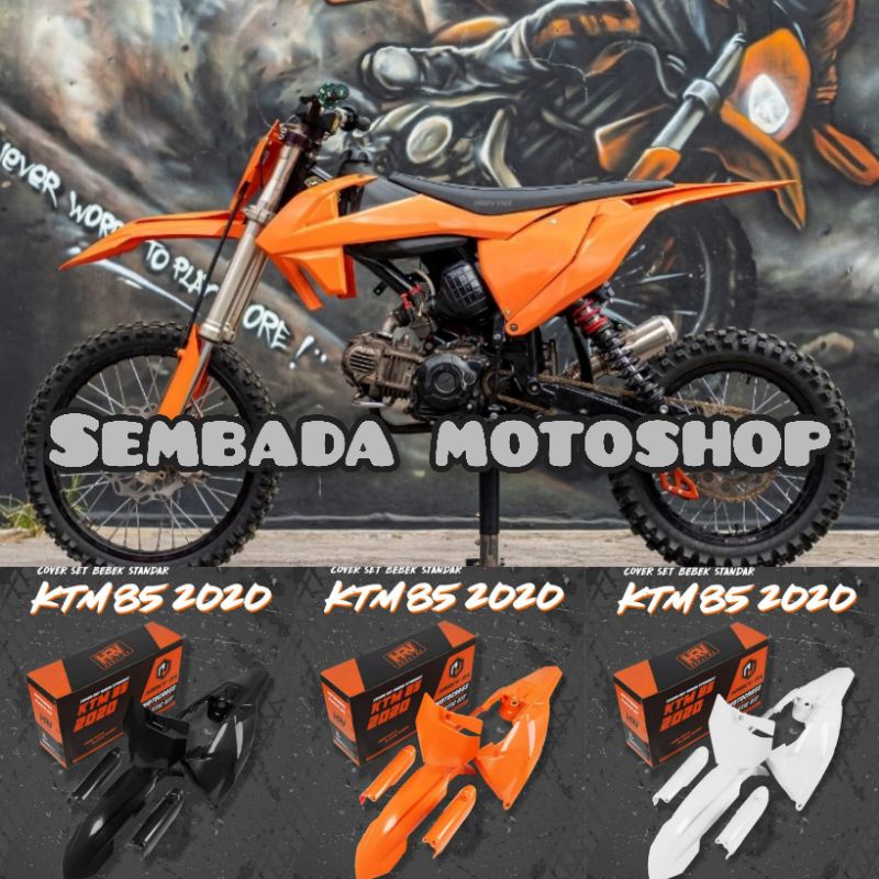 Cover Body Set Bodykit Bebek GTX KTM 85 2020 Spakbor Slebor Depan Belakang KTM 85 Fender KTM 85