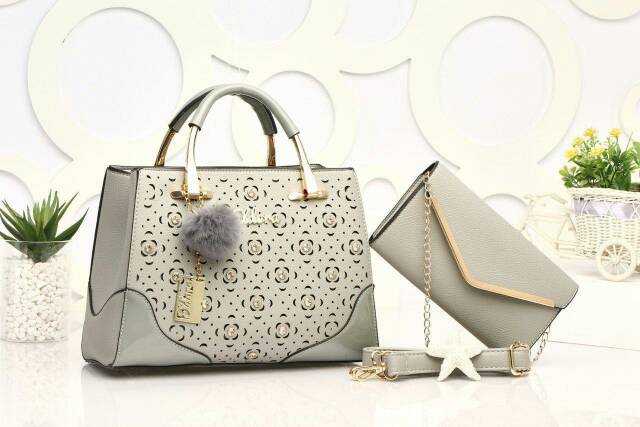SALE Tas import Eldora Khaleesi 6607 (2in1) handbag wanita branded batam