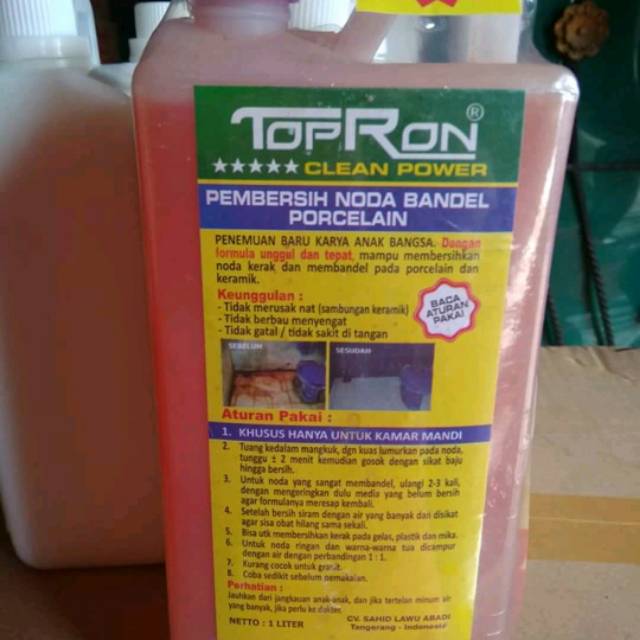 Topron pembersih lantai