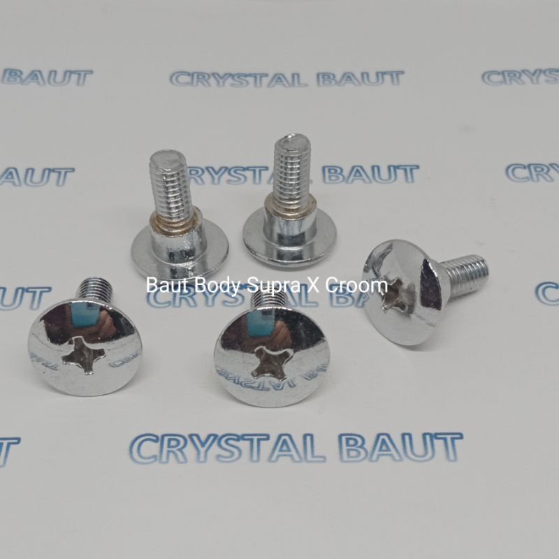 CB Baut Body Supra X Lama M6 x18 Croom