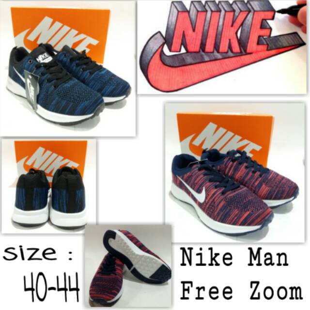 Sepatu sport nike man free zoom