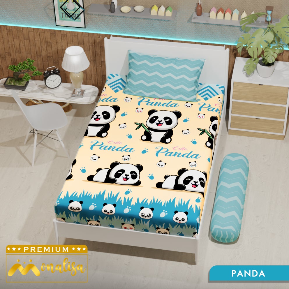 Monalisa Premium Sprei Uk 90/100/120 - Panda