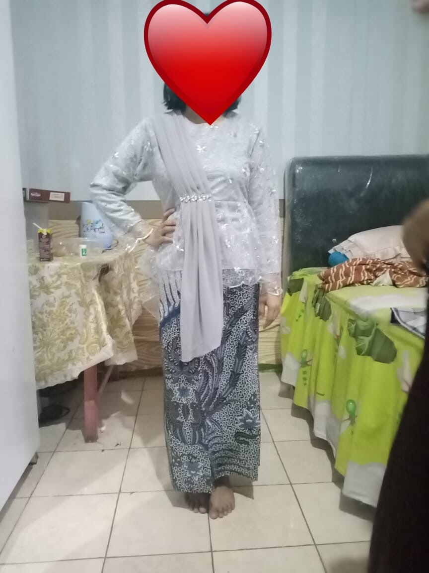 Apta Batik _ Couple Batik Pinguin Selendang Payet Anjella Hauw