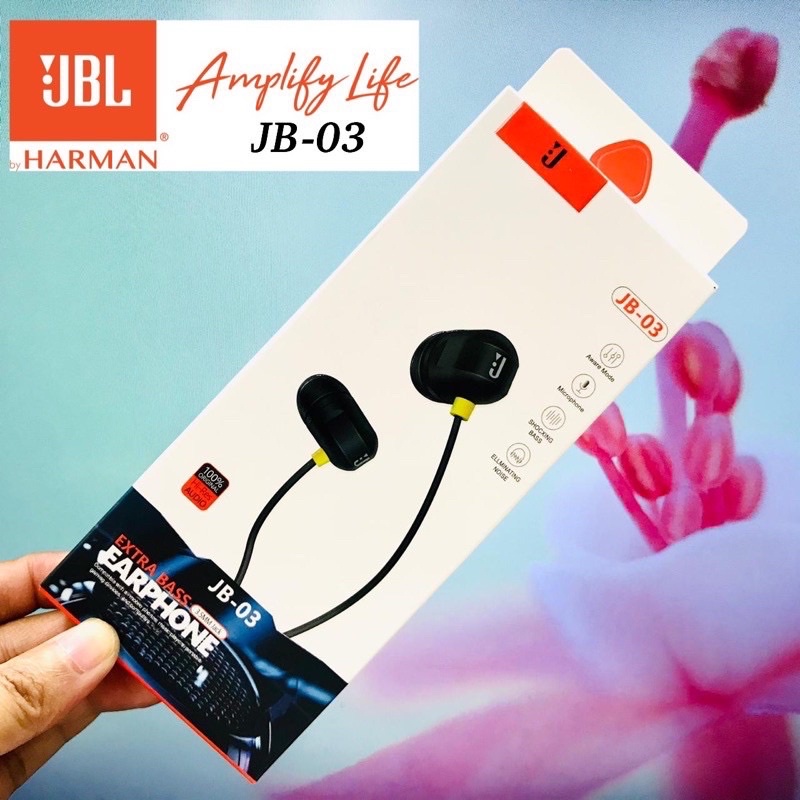 PROMO HANDSFREE NRW JB03 EXTRABASS EARPHONE