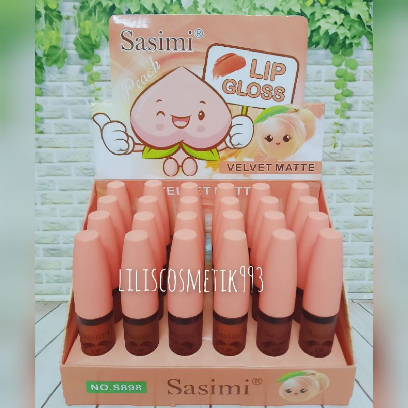 LIP GLOSS SASIMI VELVET MATTE / LIP GLOSS PEACH NO.S898