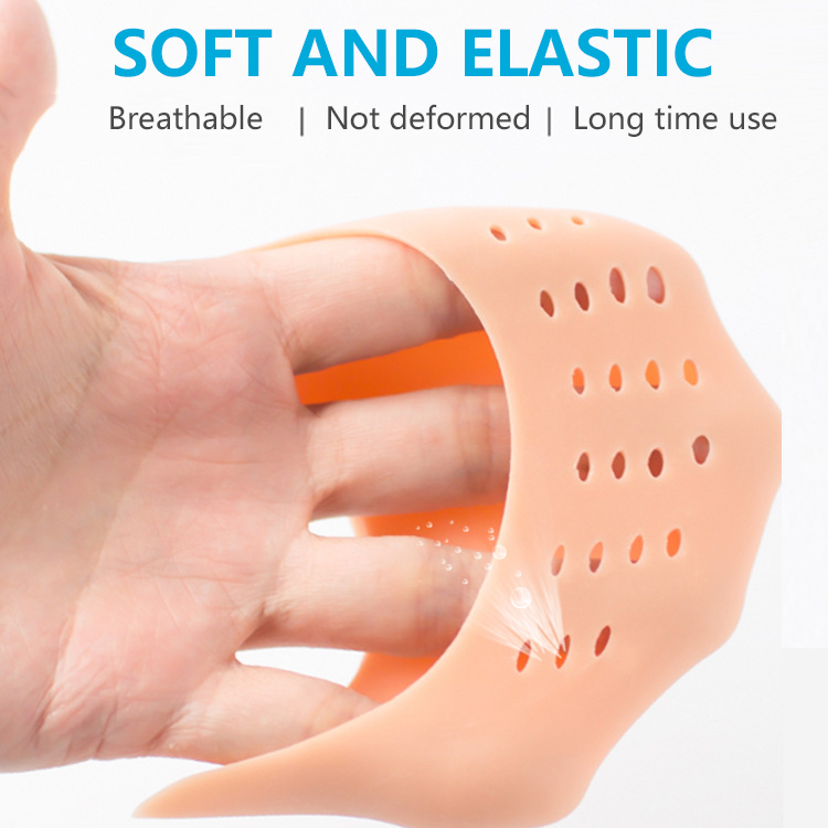 Silicone Gel Dance Point Pads untuk Ballet Dancing Toe Kaki Depan Pad Sepatu Sol Sisipkan 1 Pasang