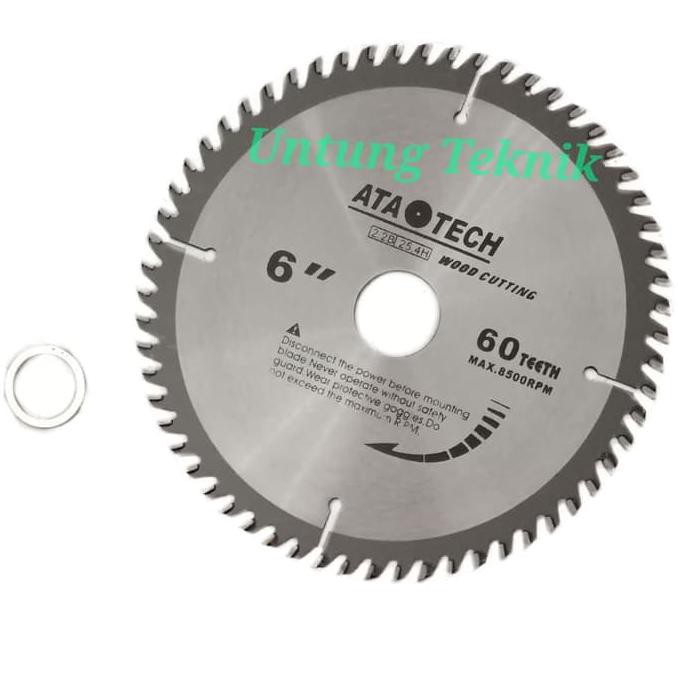 MATA CIRCULAR SAW 6 INCH X 60T THIN SAW BLADE - GERGAJI BULAT PROMO