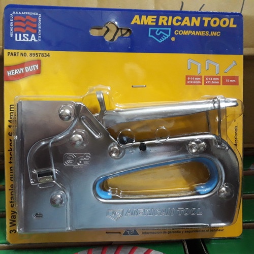 

STAPLES TEMBAK 3 FUNGSI 6-14mm KUALITAS BAGUS ORIGINAL AMERICAN TOOL/STAPLER GUN TACKER 3 WAY AMERICAN TOOL HEAVY DUTY / 3WAY STAPLE GUN TACKER